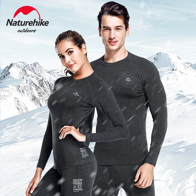 Naturehike Thermal Underwear Man and Woman Winter Self-heating Fitness Ski Sport Function Thermal Underwear Work Clothes