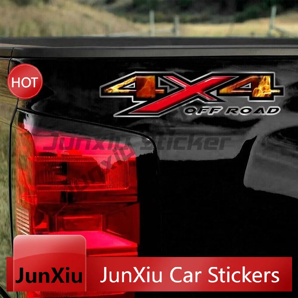 2 Stück Z85 4x4 Offroad-Aufkleber 4WD Geländewagen-Serie Dekals Persönliche Wasserdichte Tarnfarben JDM Tuning SUV-Aufkleber – Detail 5