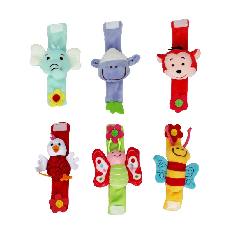 لطيف الكرتون الحيوان على شكل الطفل جرس المعصم حزام ساعة اليد لعب طفل المعصم جرس التعليمية متعة الملحقات #2