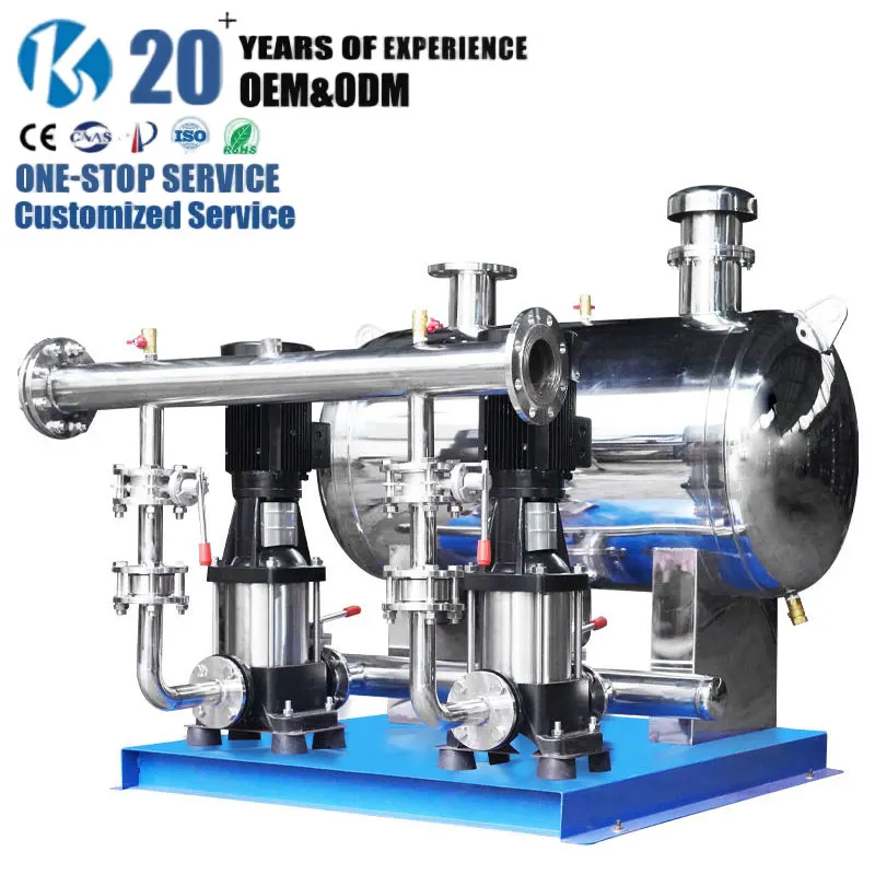 Electric Constant Variable Frequency Stainless Steel High Pressure Multistage Water Pump For Residential Use
