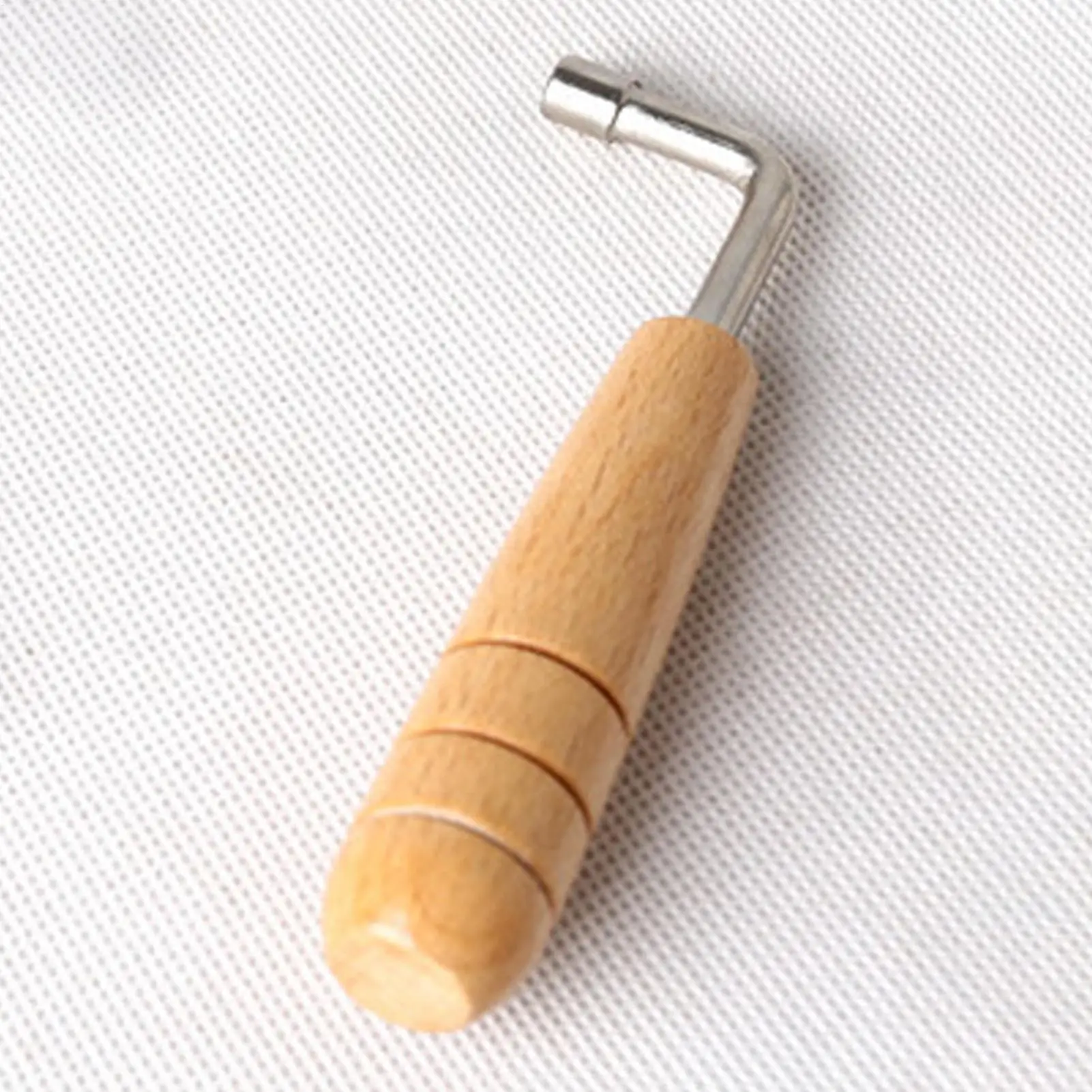 Autoharp Tuning Tool with Wooden Handle Lyre tuning wrench Stringed Instrument Tuner Tool L-Shape Harp Tuning Hammer Accessories