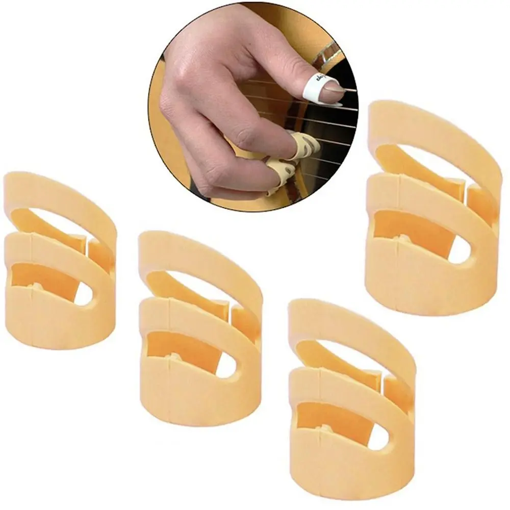 4PCS/Set ALaska Pik Finger Picks For Acoustic Electric Guitar Stringed Instrument M/L/XL DIY Guitar Finger Covers Guitar Parts