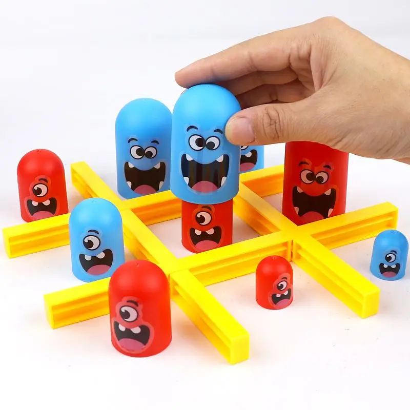 

2 Players Tic Tac Toe Big Eat Small Gobble Board Game Parent-child Interactive Competition Match Party Games Toys For Children