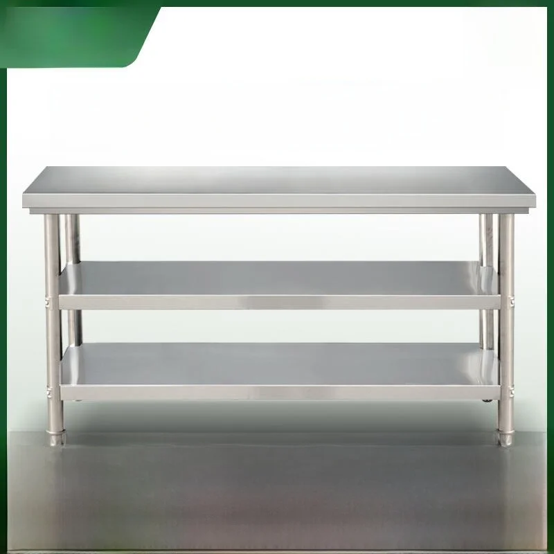 support-pour-ordinateur-portable-en-acier-inoxydable-detachable-double-couche-plan-de-travail-de-cuisine-table-de-travail-de-restaurant-station-de-cuisson
