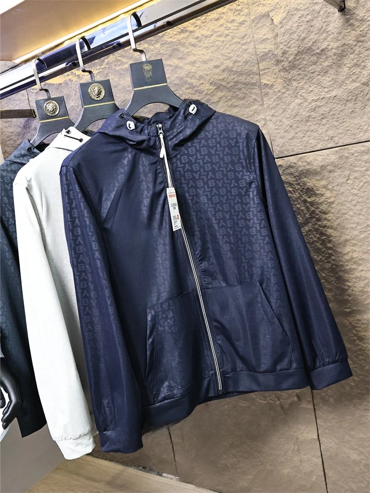 

Lightweight Breathable Men's Outdoor Sports Jacket Fashionable Urban Loose Fit Long Sleeve Hooded Regular Length Spring Summer