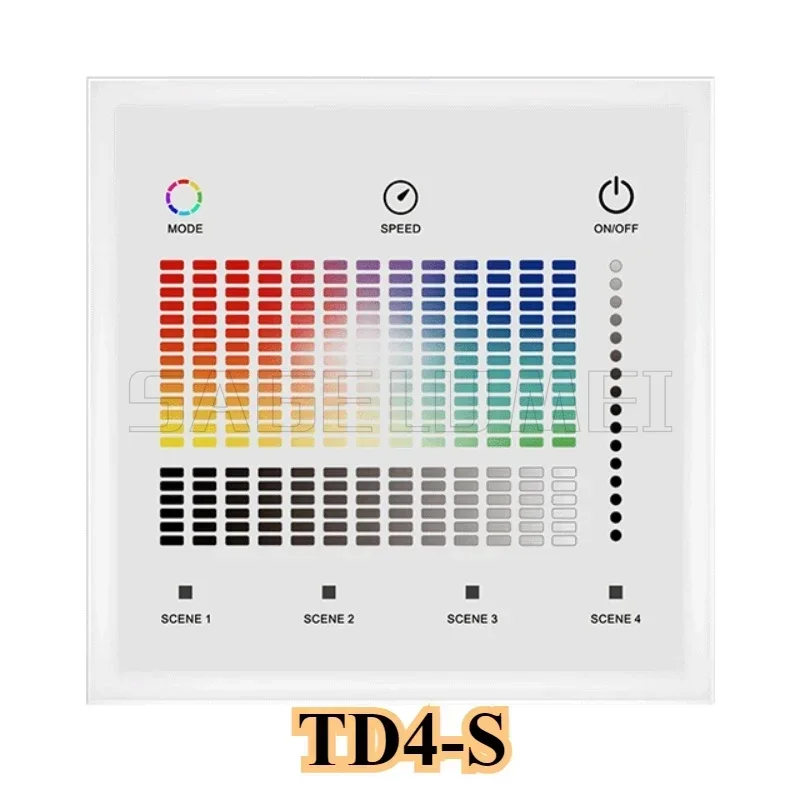 DMX Decoder D4-WPS Numeric RGBW/Single Color/CCT RGB Led Panel Din Rail/Multiple Dimmer DMX512 Decoder D4-E D4-XE TD4-S TD4-4S