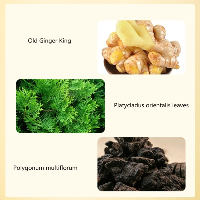 แชมพูครีมนวดผมGinger Essence-Antihair Loss Regrowth Hair Scalp