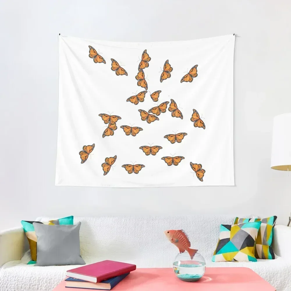 

Butterflies Nr 2 on Transparent Background Tapestry Bedroom Decor Room Decorating Aesthetic Tapestry