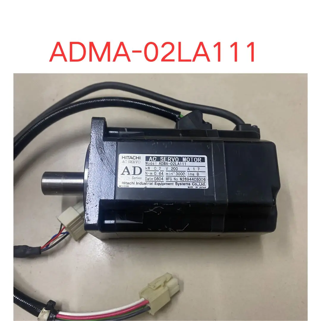 

used ADMA-02LA111 servo motor 200W test OK Fast shipping