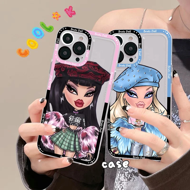 Lovely Doll Bratz Phone Case For Redmi 7 8 9 A For Redmi Note 5 7 8 9 10 11 Pro Max 4G 5G Funfas