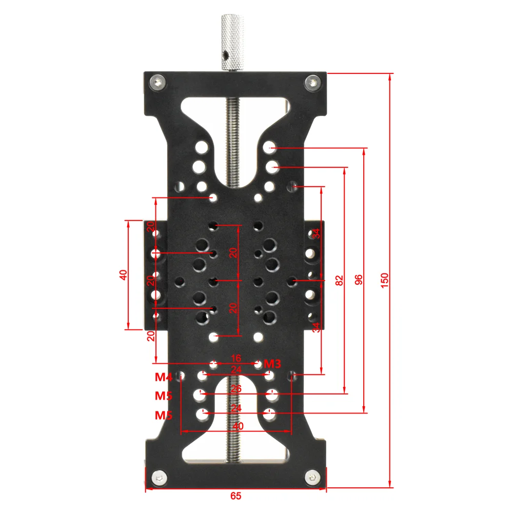 Ajustador de altura para Laser Gravador, Módulo Laser Montagem Quadro, Cabeça Ajustador Foco, Levantamento Suporte para Laser Gravador, Máquina de