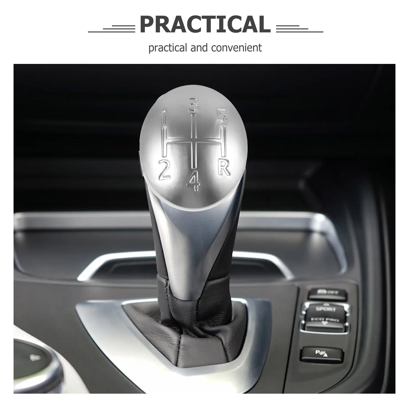 

Stylish Car Gear Replacement Smooth Manual Part Cool Design Vehicle Knob Auto Transmission Gear Shift Cap Stick Shift Knob Cap