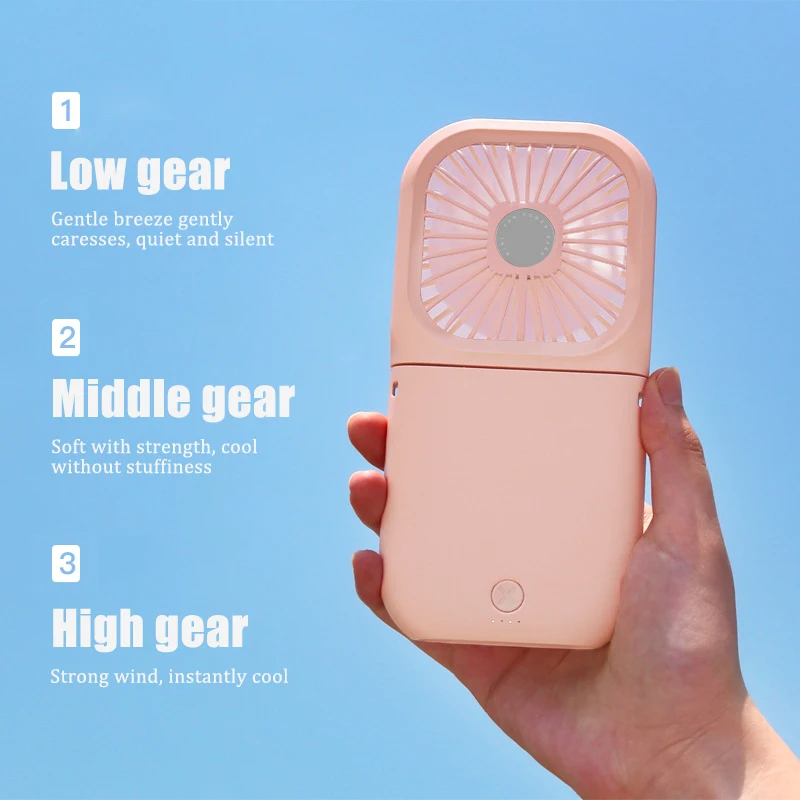 A Stylish Handheld Hanging Neck Fan with USB Charging Function, Making It an Ideal Companion for Hot Summer Days.