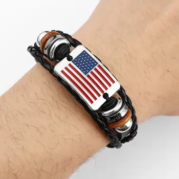 6 best sales Pulseira de bandeira com miçangas - №2