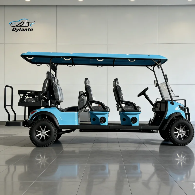 Brand New CE Certified 4+2 6 Seater Street Legal Custom Made 5kw/4kw OEM Electric Hunting Scooter Mini Electricars Scooters