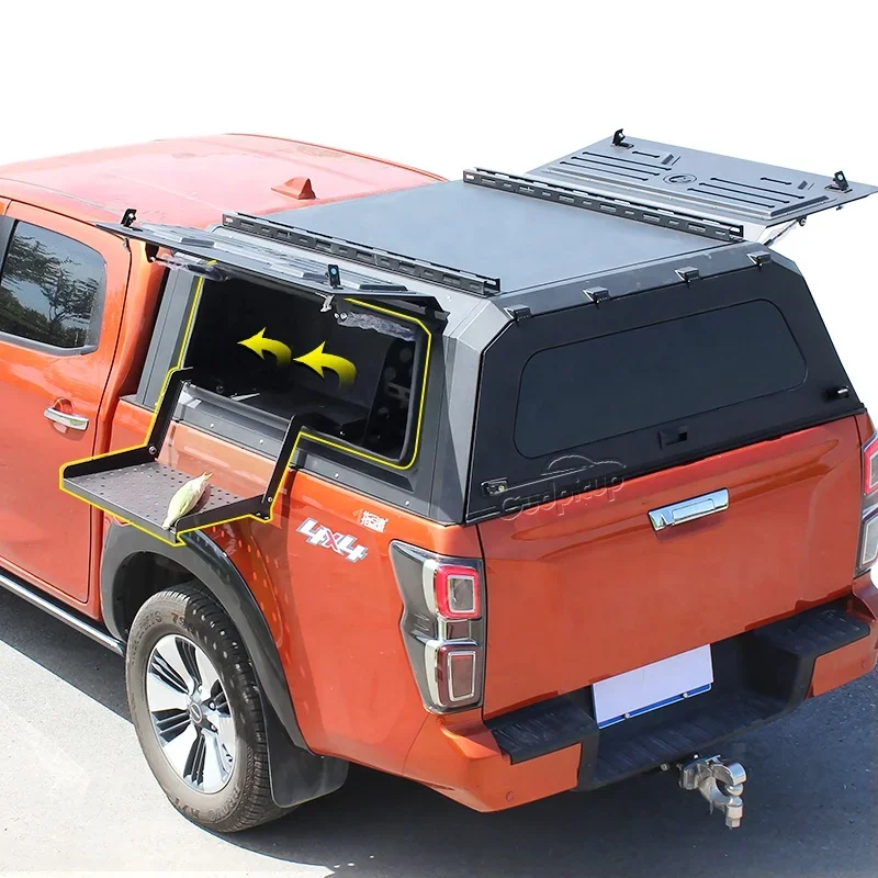 Pickup Alumínio Canopy Hardtop, 4x4, Ram 1500, Canopy para Ford Ranger Raptor T6 T7 T8, Hard Topper, Personalizado