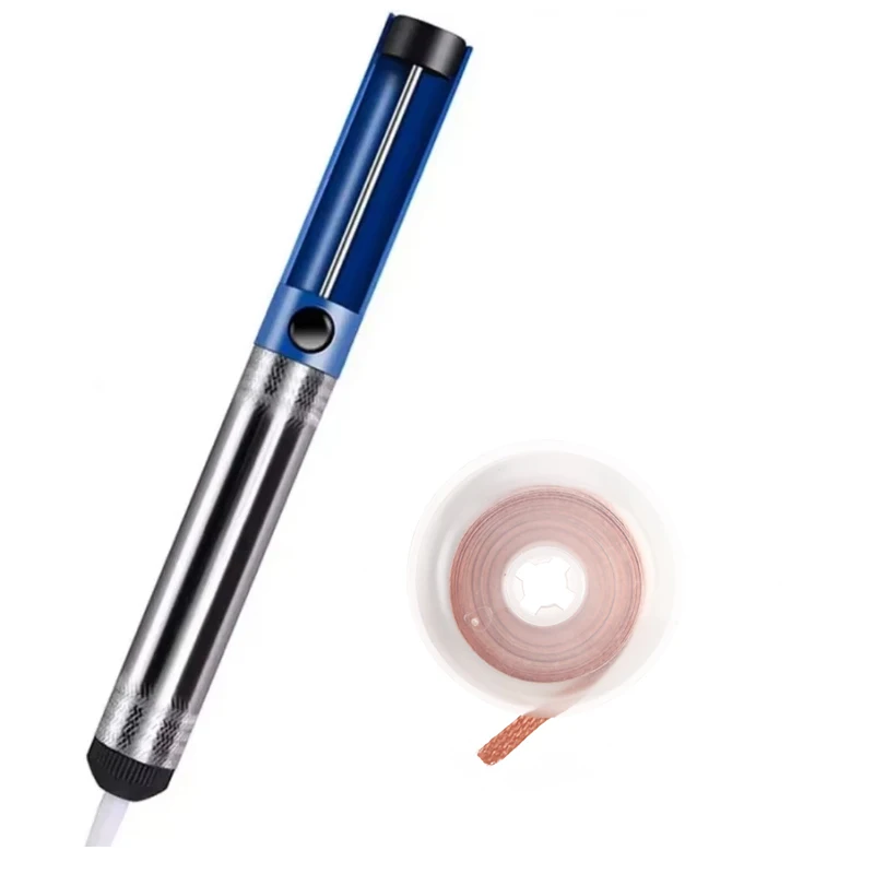 Solder Suction Wire with Strong Suction and Strong Return Force for Repair Solder 2.5mm Width 1.5m Length Set