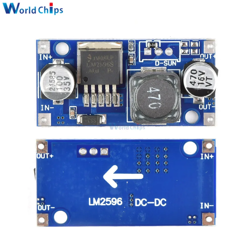 LM2596 LM2596HV DC-DC ขั้นตอนลง Power Supply โมดูล LM2596S 3A 3.2V-40V ถึง12/5/3 3V Buck แรงดันไฟฟ้า Regulator