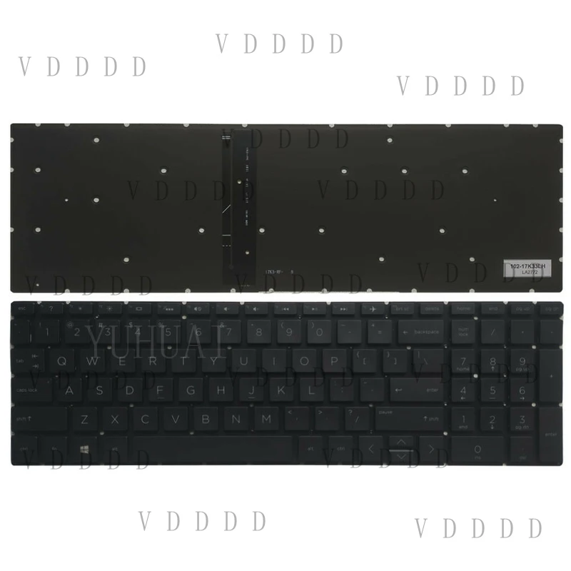 L... For HP Pavilion 17T-BY 17-CA 17Z-CA 17G-CR 17Q-CS 17Z-CA TPN-I133 US keyboard