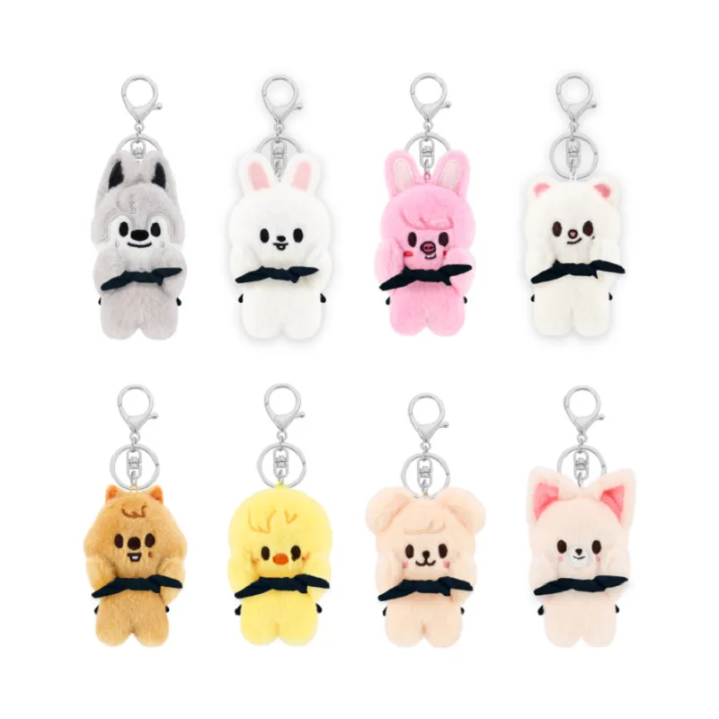 

New Stray Kids Pilot Doll SKZOO Stray Children Plush Toy Keychain Soft Pillow Room Packaging Clothing Decoration Series Model