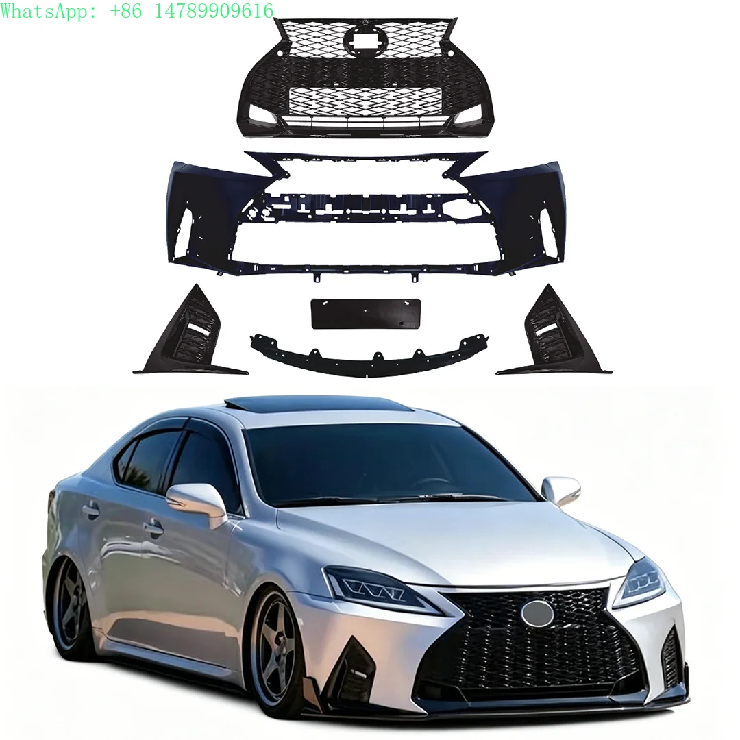 

Body Kit for IS 2006-2012 to Upgrade 2021 Model Year Look Front Grille Front Bumper Headlights