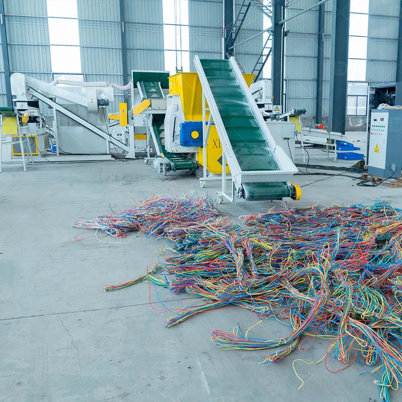 99.99% Copper Granulator Machine for Tech Cable 150mm Scrap Copper Wire Recycling Equipment Single Phase Shaker Table UAE Market