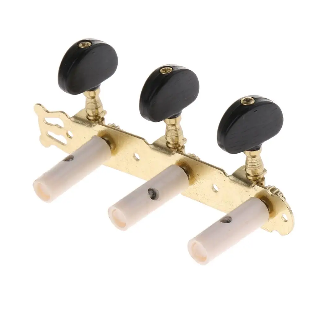 Clavijas de Afinación para Guitarra 3R3L, Clavijero de Metal Duradero para Reparación de Guitarra Acústica Clásica