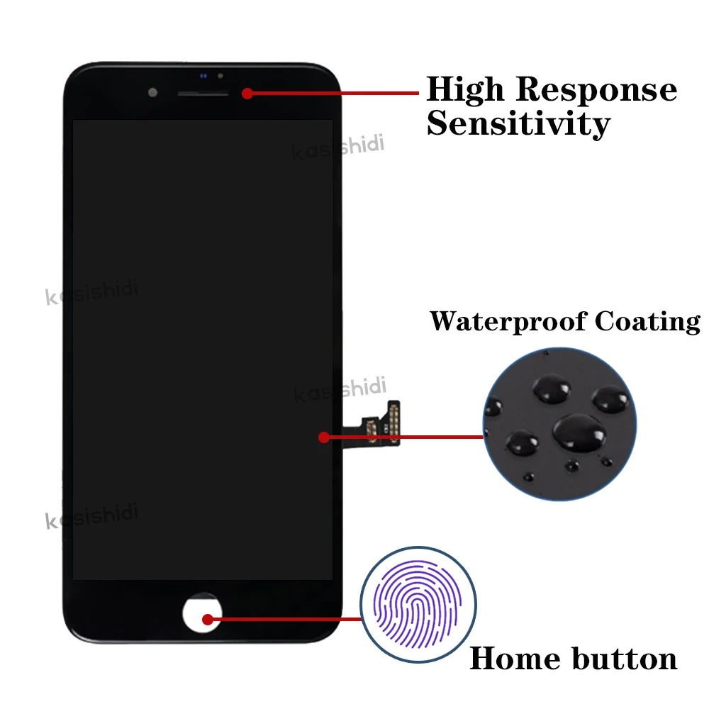 AAA+ For iPhone 8 /8plus LCD Display With Touch Screen Sensor Panel Assembly Replacement For iPhone  8 /8plus LCD 100 % Test