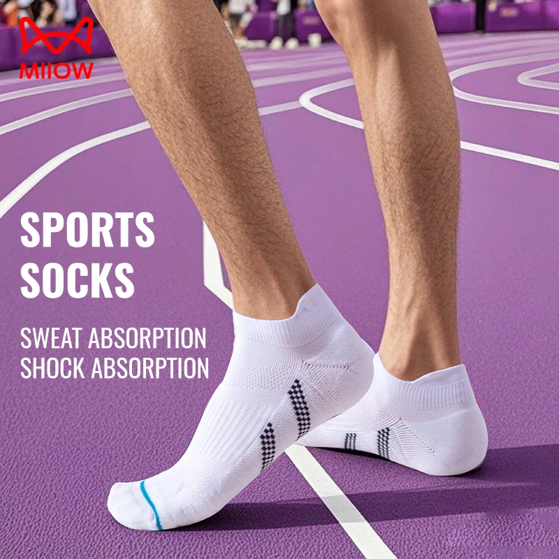 

MiiOW Marathon Running Sock Outdoor Waterproof Trekking Sock Seamless Mountain Climbing Sports Anti Sweat Elite Basketball Socks