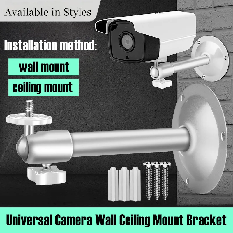 Mini Projector Stand,Universal Projector Ceiling Bracket Outdoor Bullet Surveillance Security CCTV Camera Wall Mounting Bracket