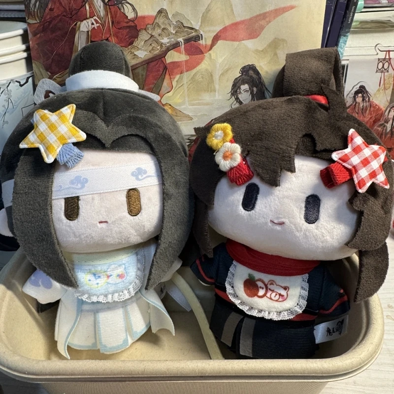 

NEW Genuine MDZS Mo Dao Zu Shi 15cm Wei Wuxian Lan Wangji Plush Doll Anime Stuffed Toy For Anime Collection Fans