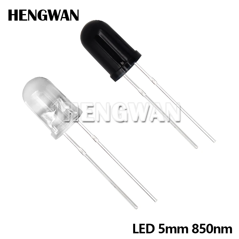 10 pairs 3mm 5mm 850nm LED Infrared Emitter and IR Receiver Diode Diodes for arduino