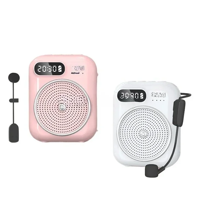 Wireless headset loudspeaker teacher accompanies class collar-type little bee microphone volume