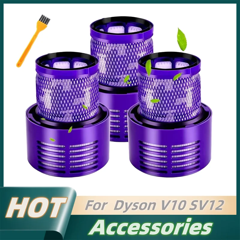 

For Dyson V10 SV12 Filter Hepa Accessories Robot vacuum cleaner washable filter Replacement cleaning Spare Parts