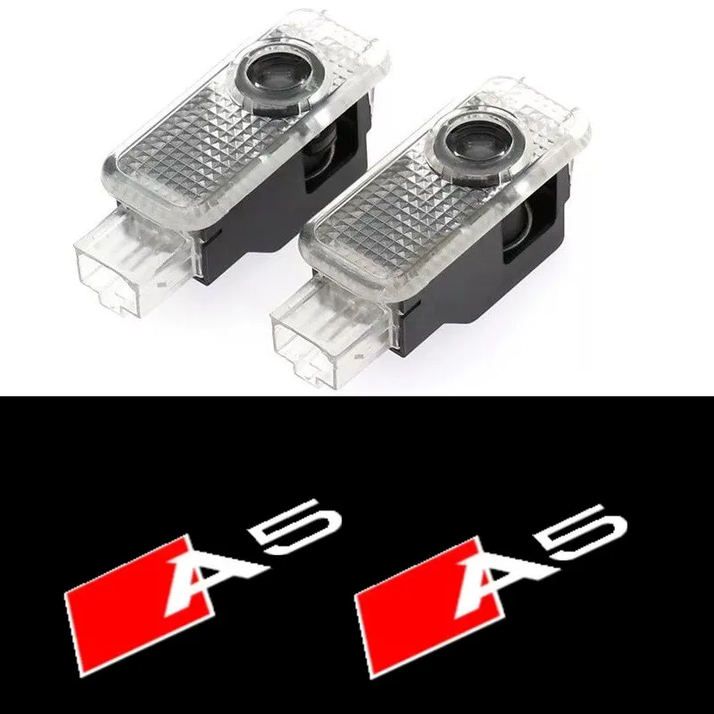 For Audi A5 8T 2008 - 2011 2012 2013 2014 2015 2016 2017 2018 - 2020 Car Door Light Led HD Projector Lamp Accessories