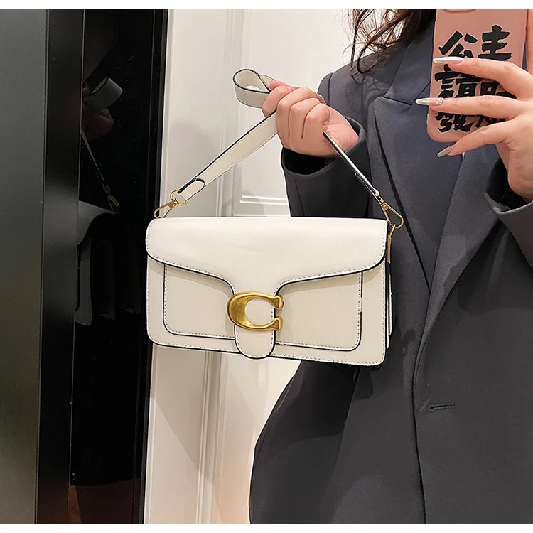 Borsa quadrata piccola alla moda, stile Lady di nicchia, lavoro versatile, spalla/portata