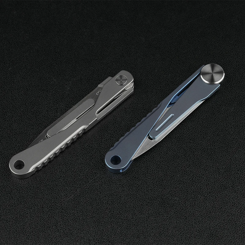 Imagem -03 - Titanium Alloy Medical Folding Knife Bisturi Fast Open Edc ao ar Livre Desembalar Canivete Faca de Acampamento Bisturi No. 23