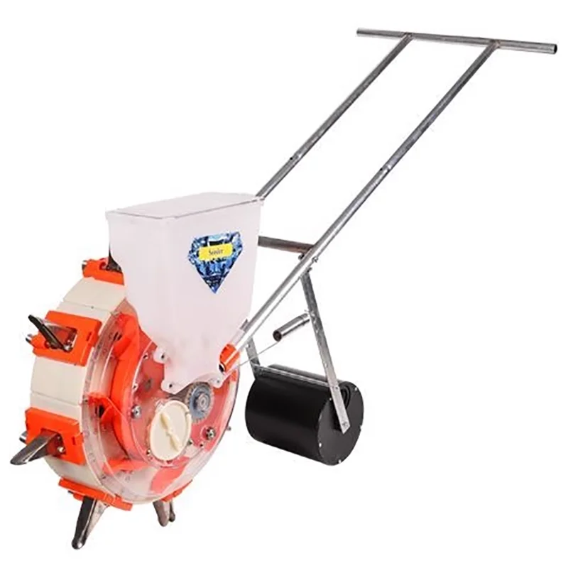 

Planter for Corn Hand Pushed Roller Planter Hand Pushed Seeder for Peanuts Soybeans Corn and Grains Precision Seeder