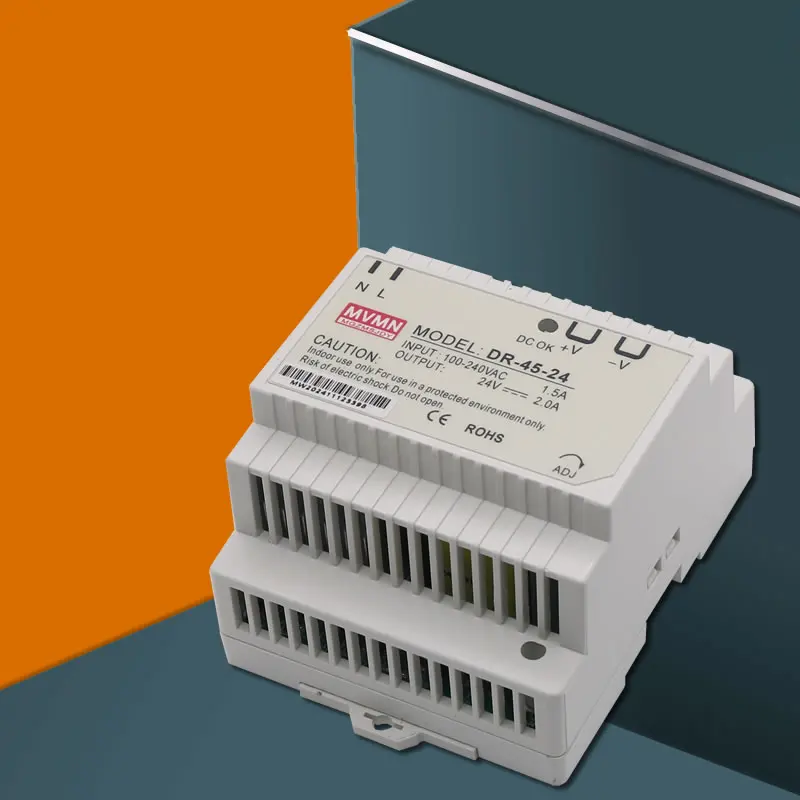 Rail 45W Power Output 24V1.87Adc Power Supply