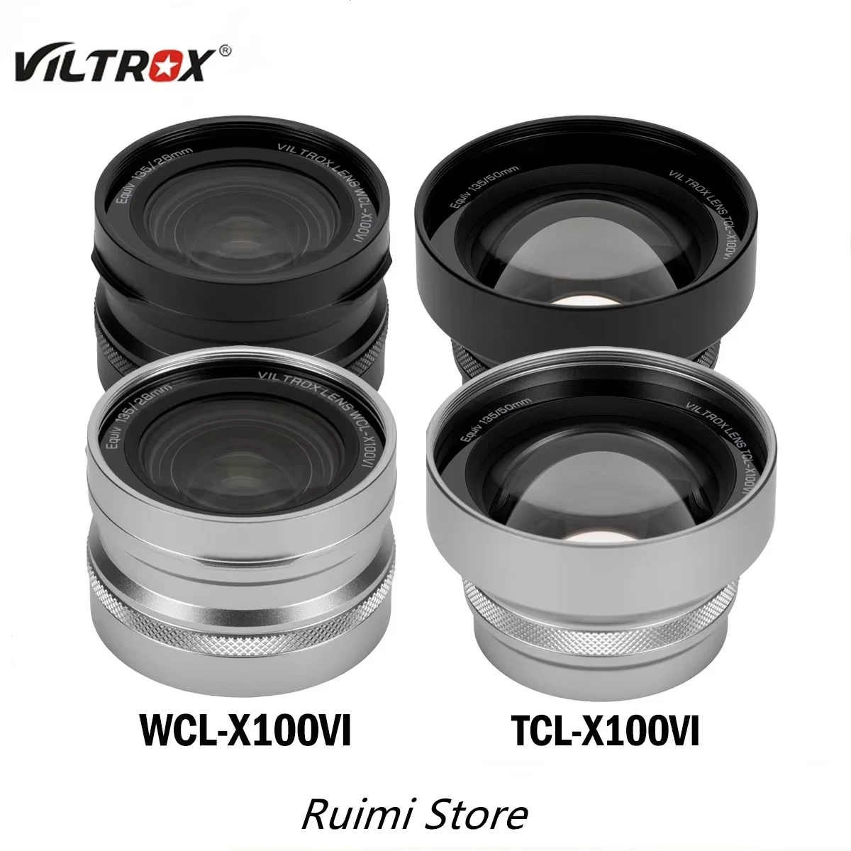 Viltrox WCL-X100VI 28mm 등가 광각 변환 렌즈 (후지필름 X100 시리즈 카메라용) 후지필름 X100VI X100V X100F