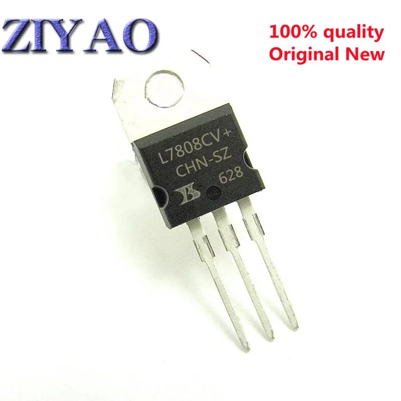 10PCS 7808 LM7808 MC7808 L7808CV TO220 L7808 TO-220