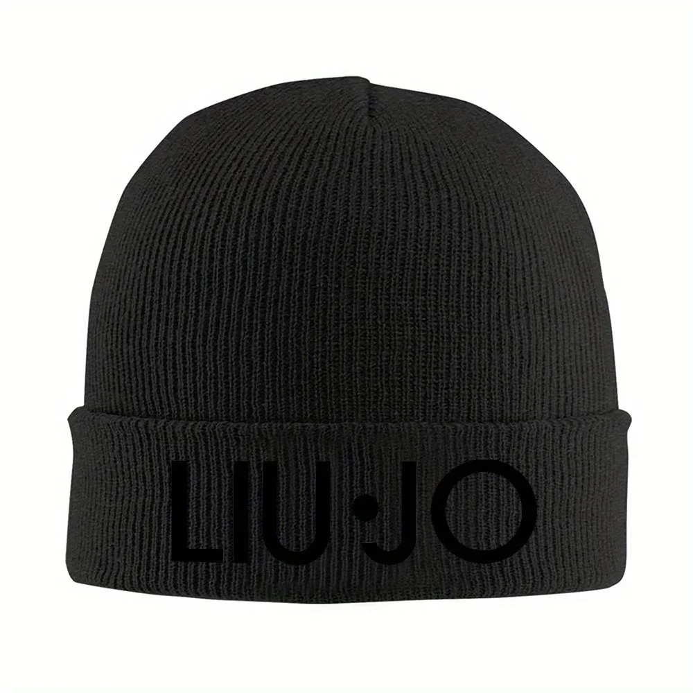 New 1pc Letter Printed Beanie Hats Luxury Street Y2K Caps Unisex Adult Outdoor Sport Knit Hat Winter Custom Warm Soft Beani