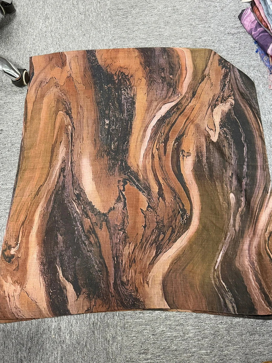 Dwustronne hidżaby muzułmańskie damskie wiosenne szale akwarelowe miękkie hidżaby muzułmańskie na Eid z modalu i bawełny, chusta na głowę Ramanda