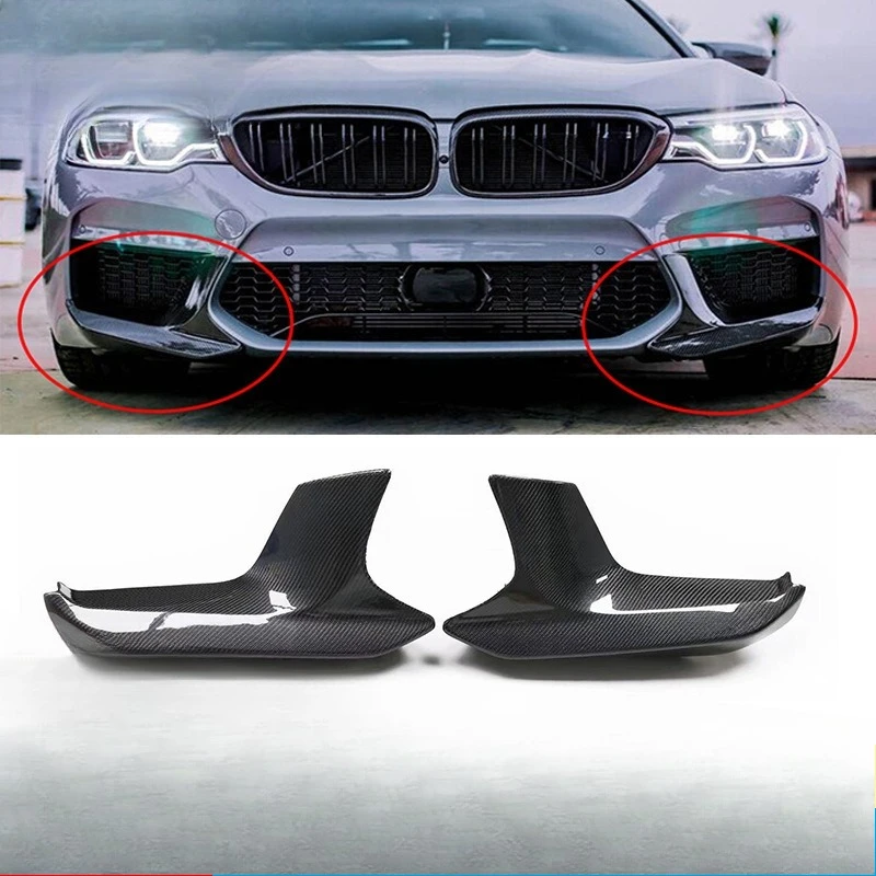 Suitable for BMW, carbon fiber front corner protector front bar chin modification