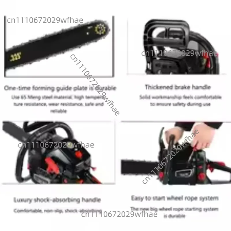 5000W High-Power Chainsaw Logging Saw 2-Stroke Petrol Chain Saw Cutting Logging Chain Saws Tree Cutting Machine