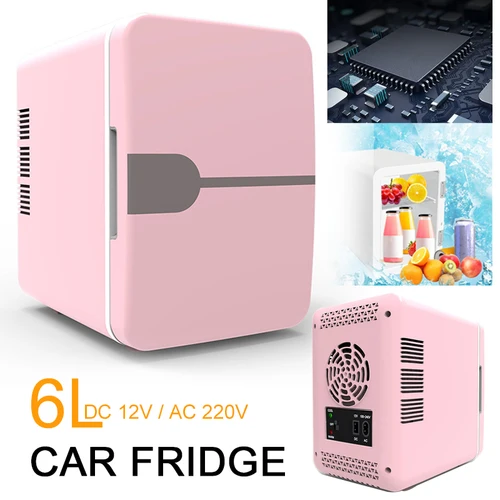 Mini Refrigerador De Coche De 6L, Máscara De Cosméticos De