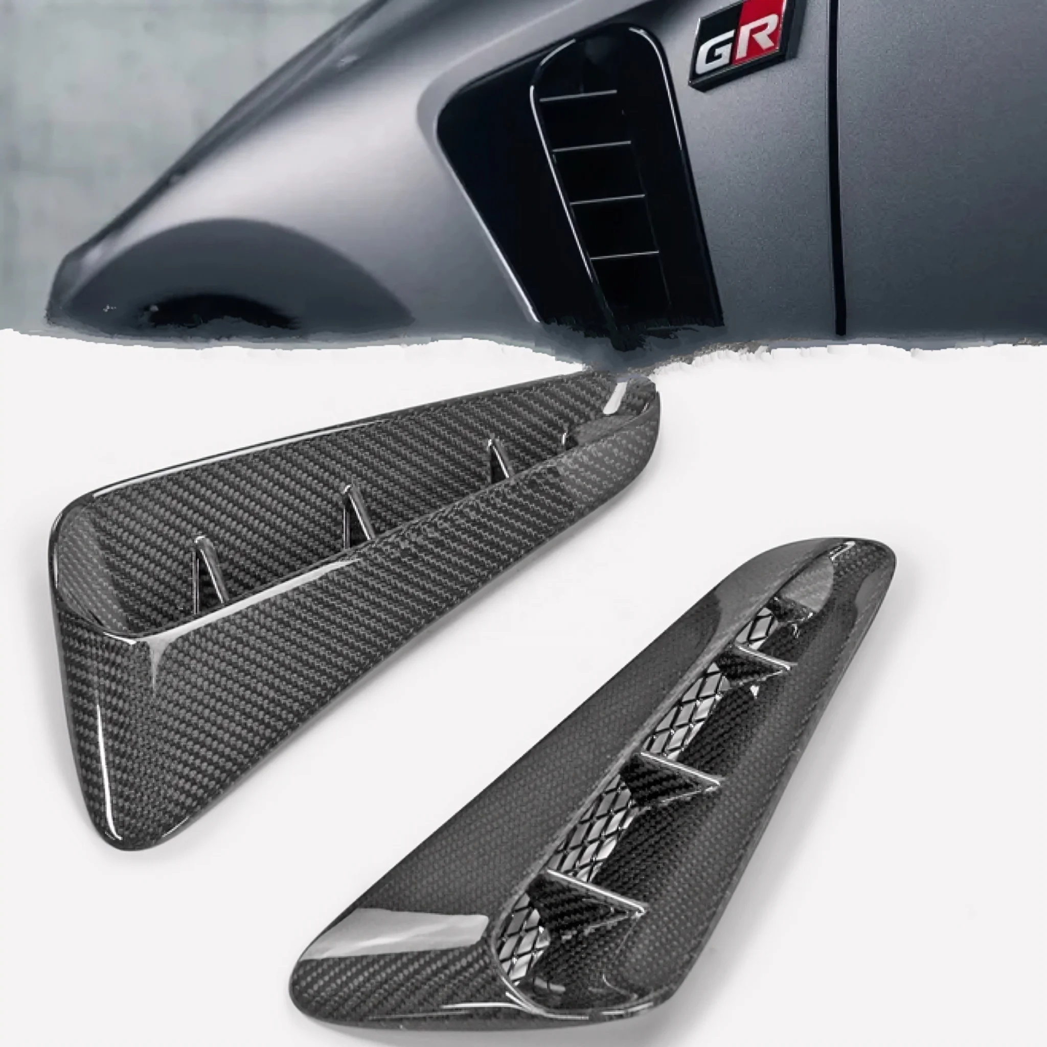 

Fits for Toyota GR Corolla Carbon Front Fender Vented Carbon Side Vented for GR Corolla