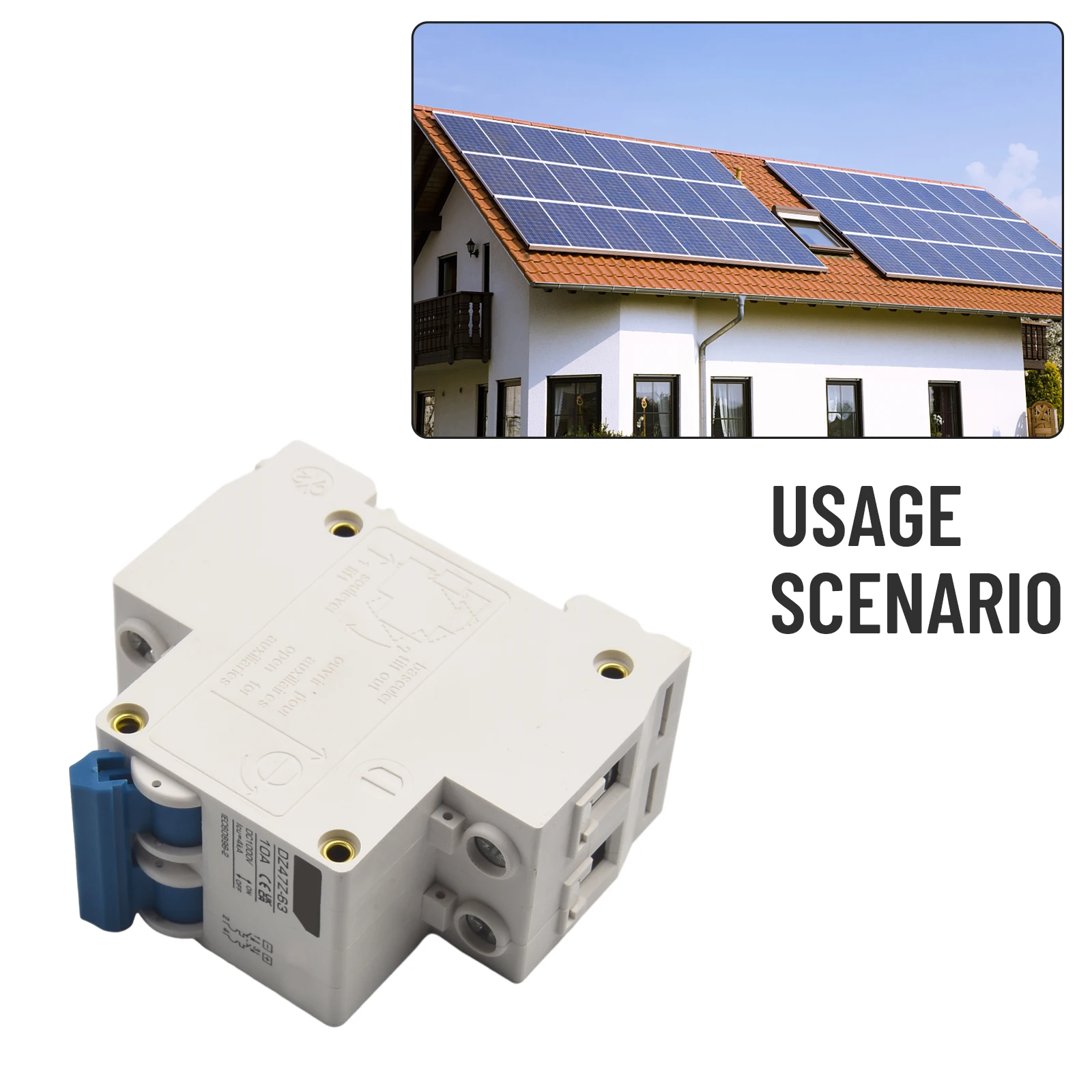 

Защитите свою систему распределения питания с помощью миниатюрного автоматического выключателя постоянного тока, 2-полюсного, 1000 В, 32 А, изолятора, выключателя постоянного тока