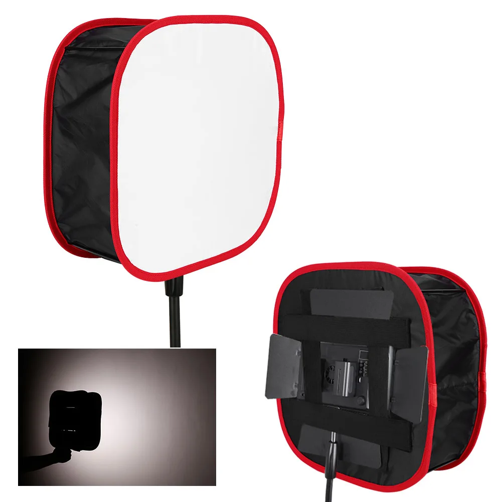 Collapsible Photography  LED Video Light Diffusion Diffuser Softbox Kit Accessory Video Light Softbox Studio Light Softbox