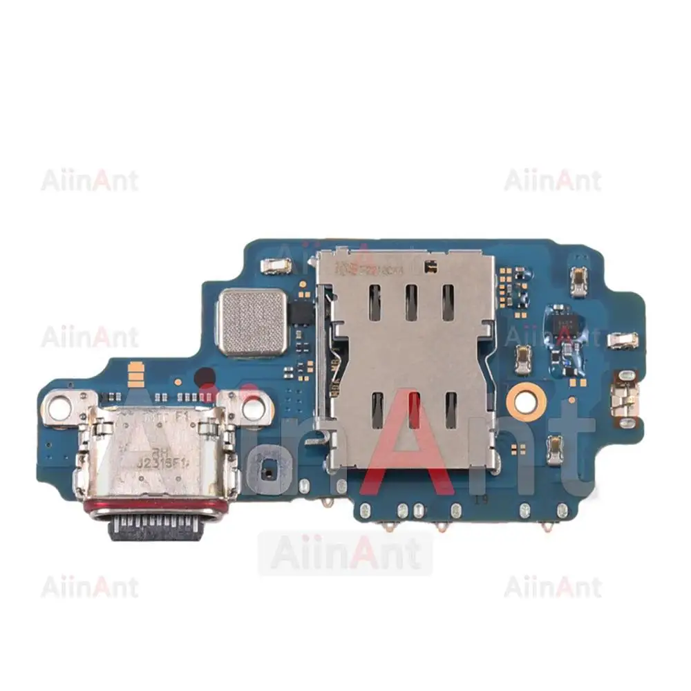 Aiinant USB Port Charger Board Dock Connector Charging Flex Cable For Samsung Galaxy S22 Ultra Plus S22+ S901B S906B S908B 5G